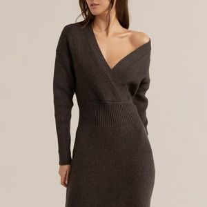 Modern Citizen Rozlyn V-Neck Sweater Dress - 12-16